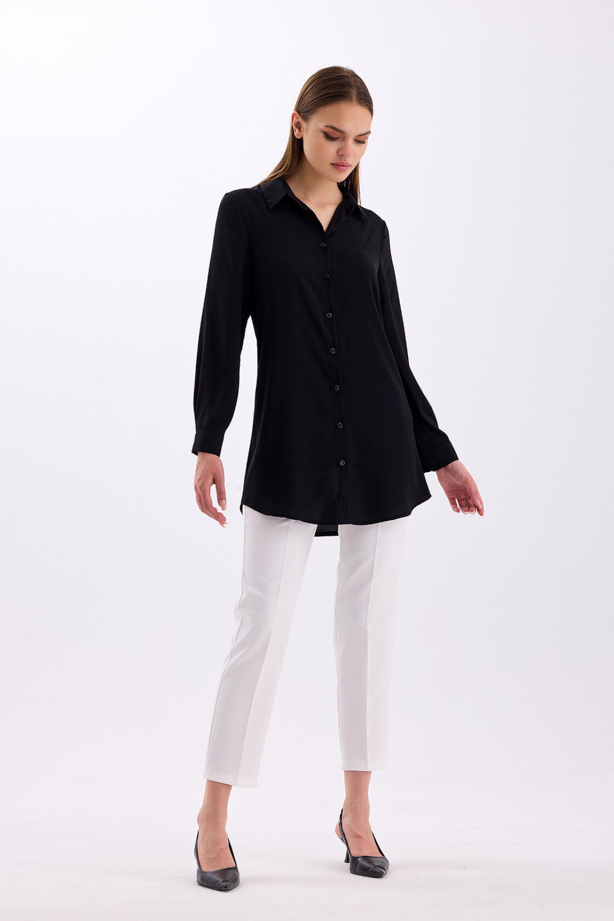 Uzun Kollu Regular Fit Basic Gömlek 2020