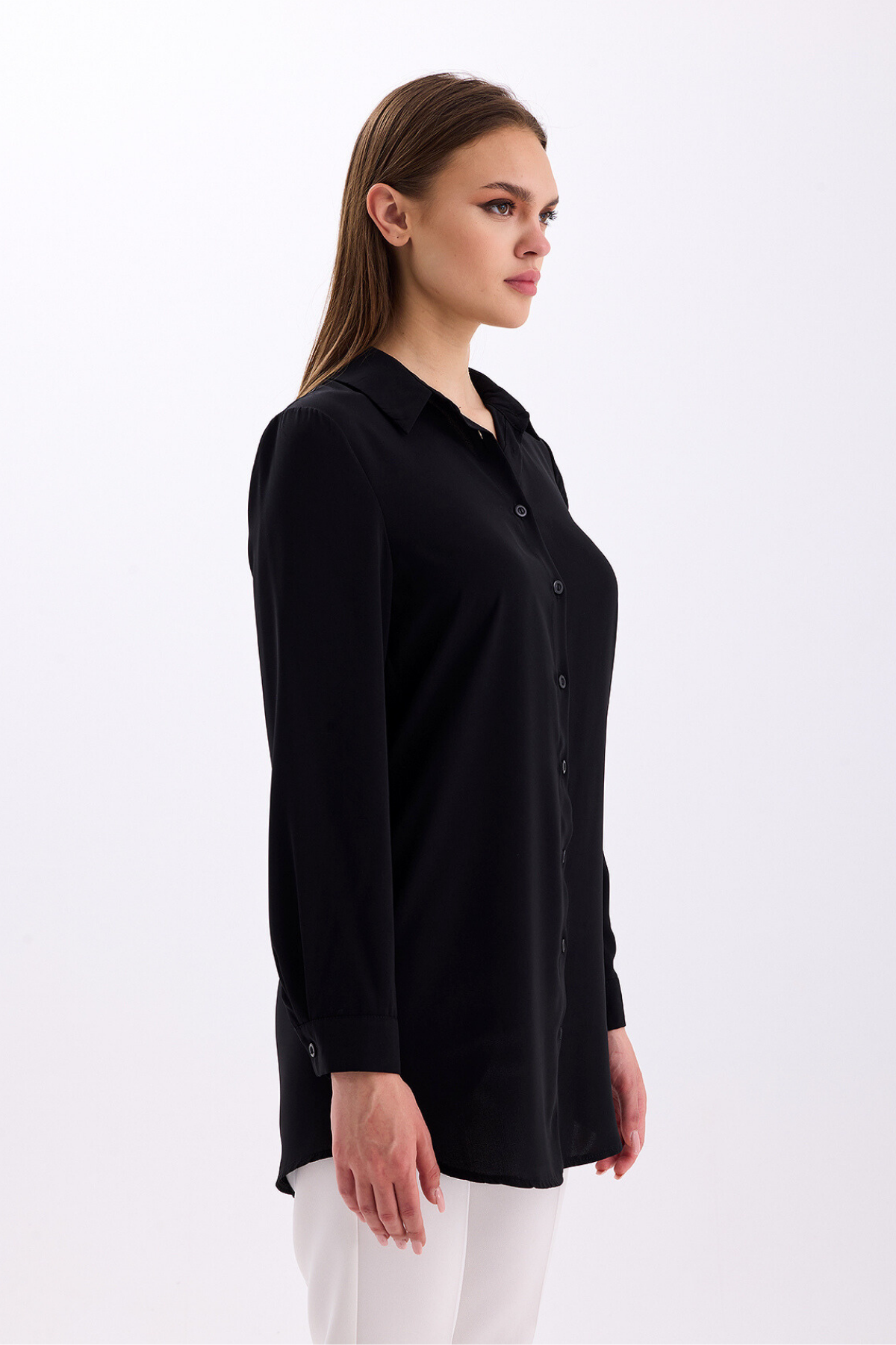 Uzun Kollu Regular Fit Basic Gömlek 2020