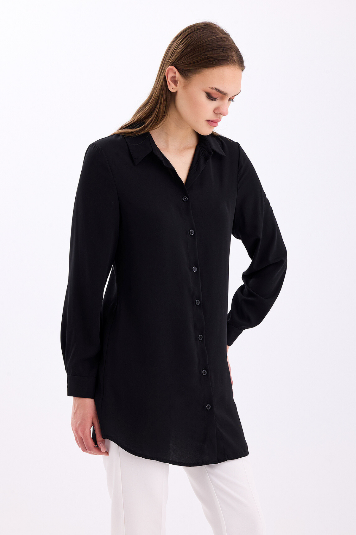 Uzun Kollu Regular Fit Basic Gömlek 2020