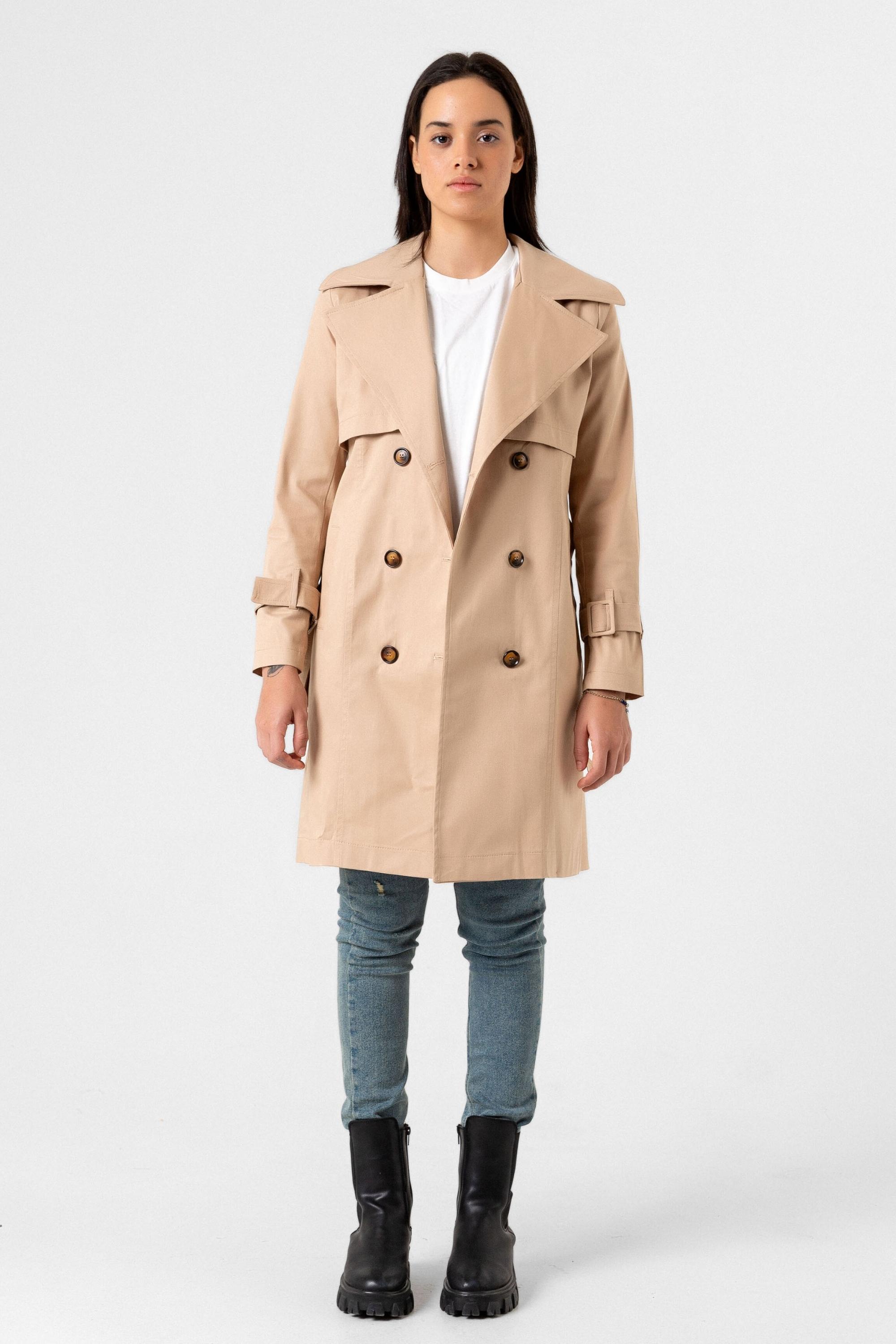 Pastelastore%20Esnek%20Pamuk%20Gabardin%20Midi%20(95cm)%20Astarsız%20Kadın%20Trençkot%201118