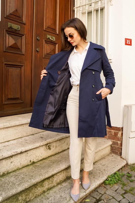 Pastelastore%20%100%20Pamuk%20Gabardin%20Midi%20(95cm)%20Astarlı%20Kemerli%20Kadın%20Trençkot%201113