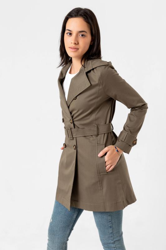 Pastelastore%20Esnek%20Pamuk%20Gabardin%20Kısa%20(80cm)%20Omuz%20Apoletli%20Kemerli%20Kadın%20Trençkot%201120