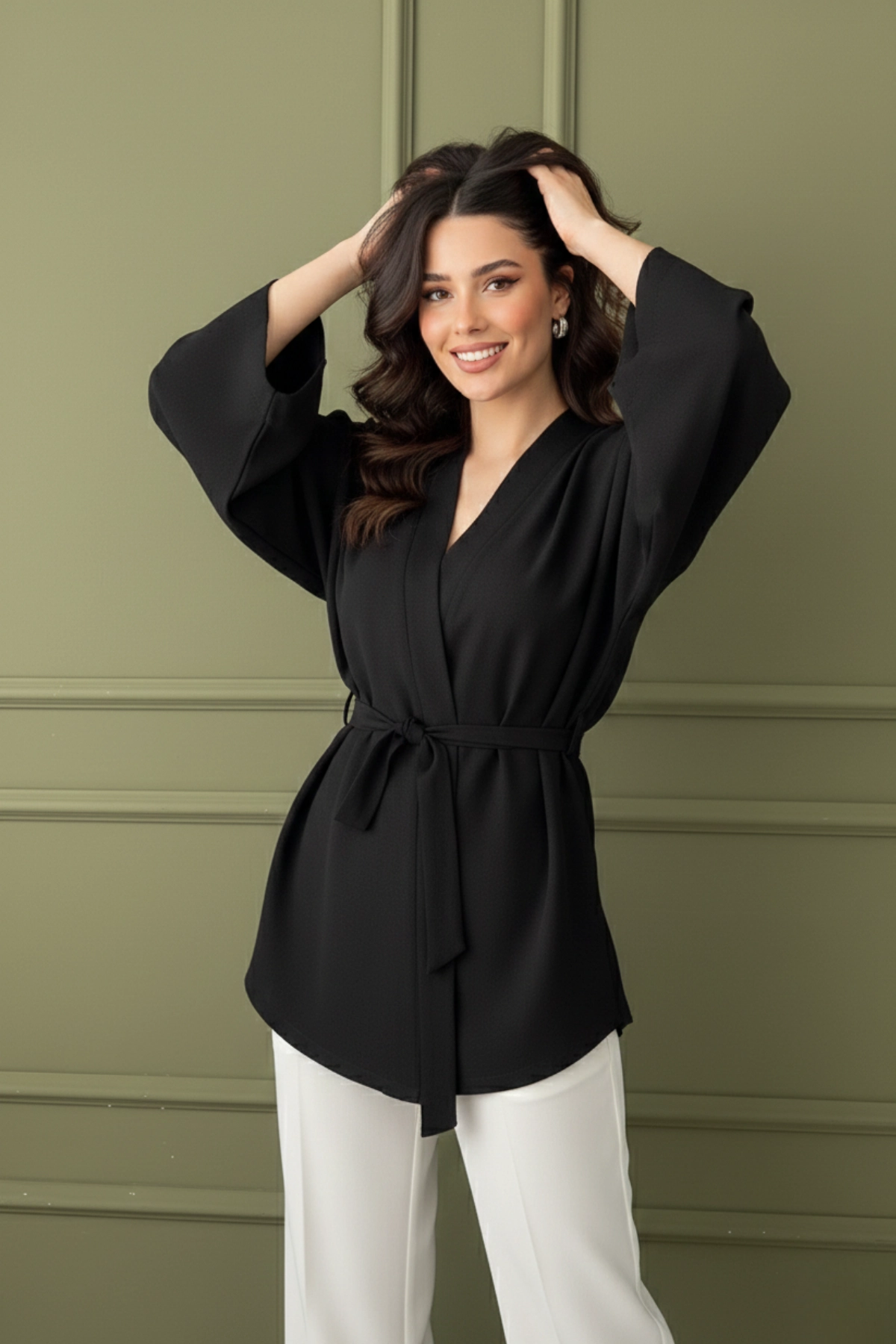 Kadın Kuşaklı Kimono 1177