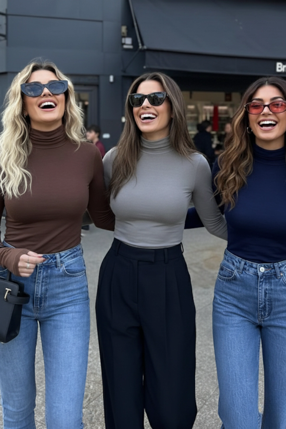 3’lü Siyah Parmak Geçmeli Kadın Body Seti