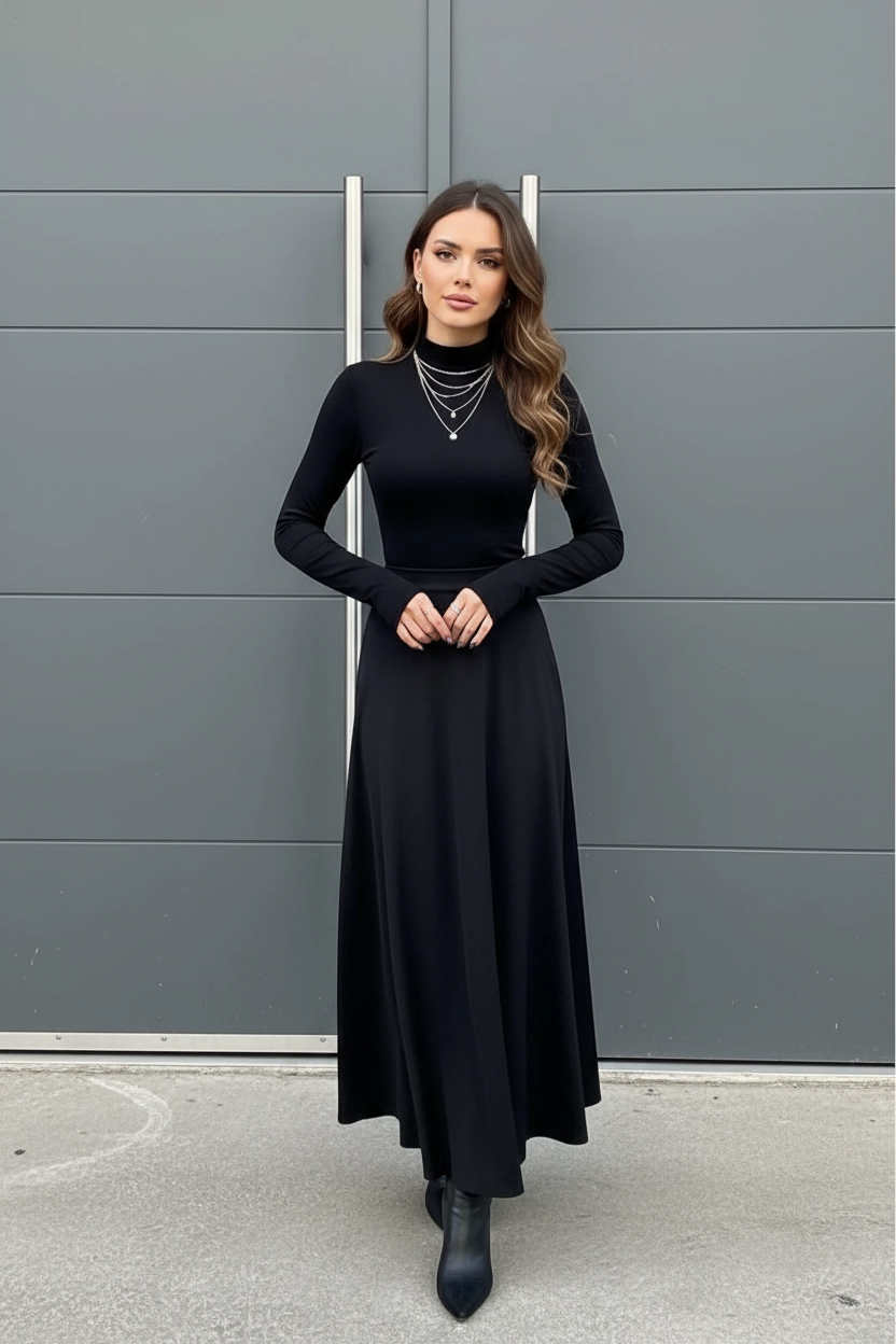 Parmak Geçmeli Kadın Body – Esnek Kumaş