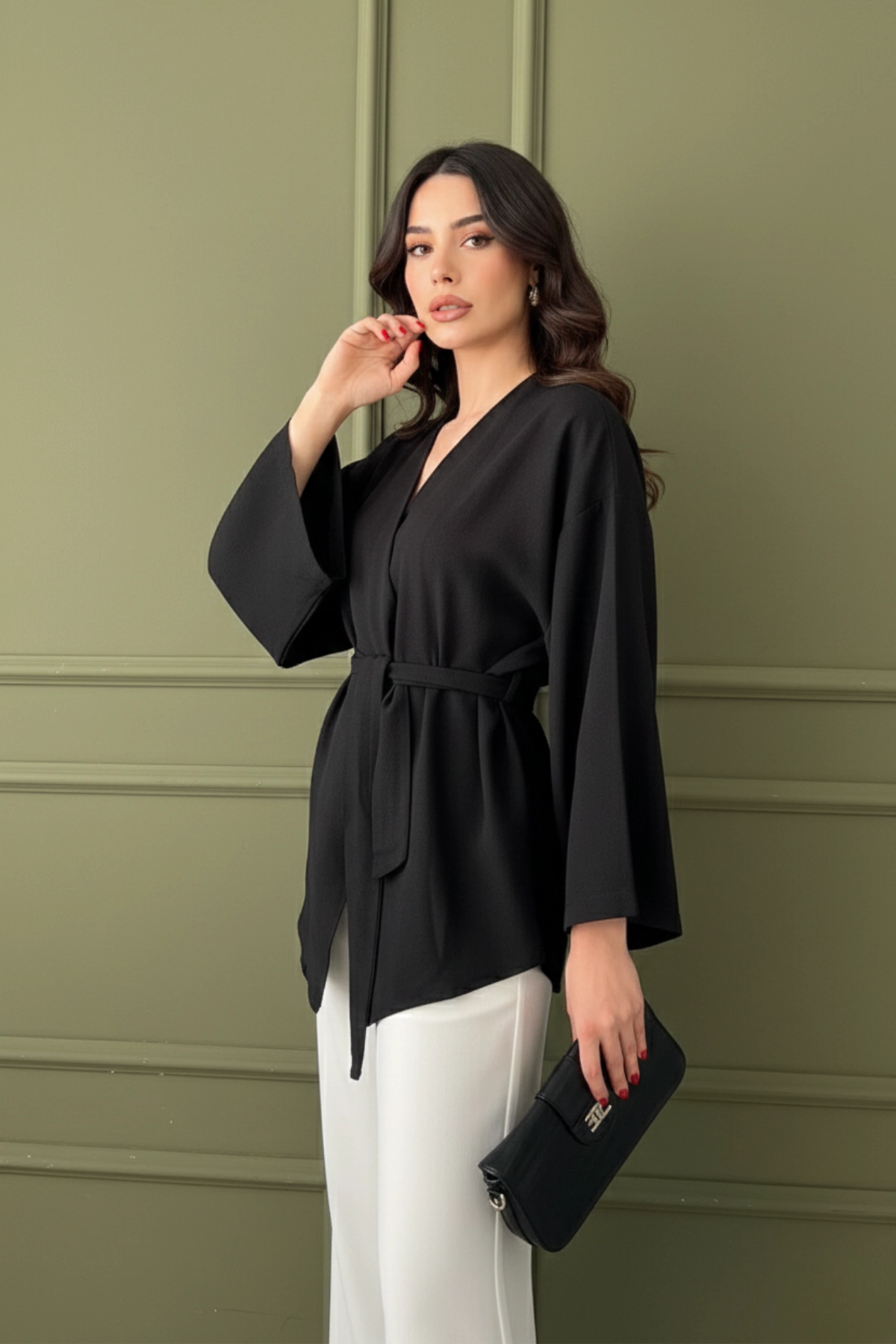 Kadın Kuşaklı Kimono 1177