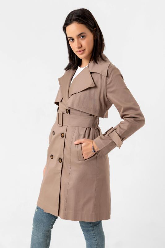 Pastelastore%20Esnek%20Pamuk%20Gabardin%20Midi%20(95cm)%20Astarsız%20Kadın%20Trençkot%201118