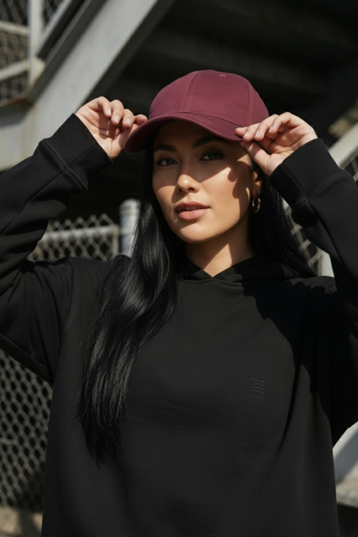 Pastelastore Pamuklu Kapüşonlu 2 İplik Baharlık Oversize Sweatshirt