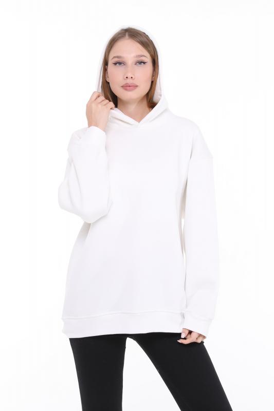 Pastelastore%20Pamuklu%20Kapüşonlu%203%20İplik%20Şardonlu%20Kalın%20Oversize%20Sweatshirt