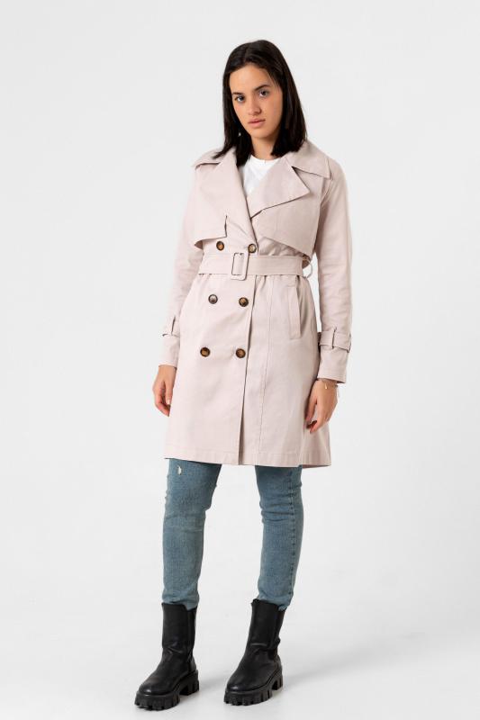 Pastelastore%20Esnek%20Pamuk%20Gabardin%20Midi%20(95cm)%20Astarsız%20Kadın%20Trençkot%201118