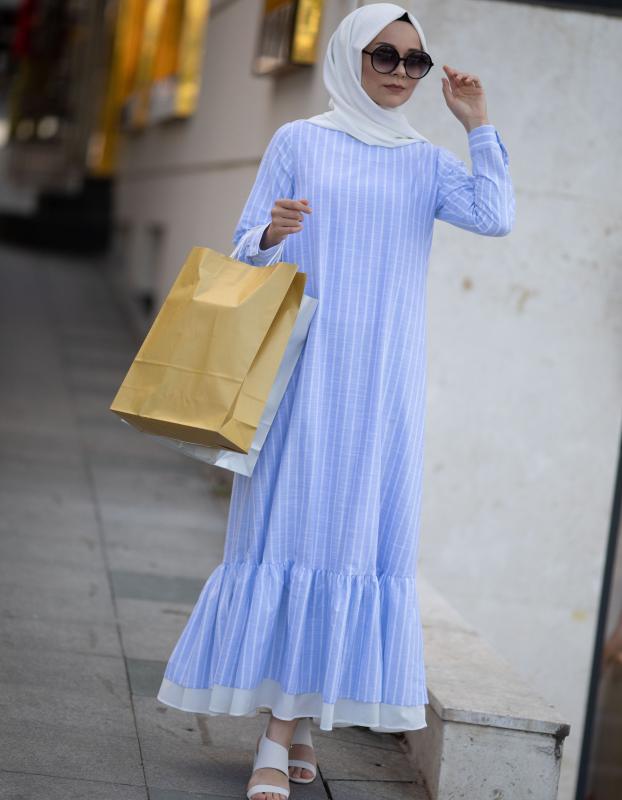 Pastelastore Neva Kadın Elbise Maxi Boy 1020-1