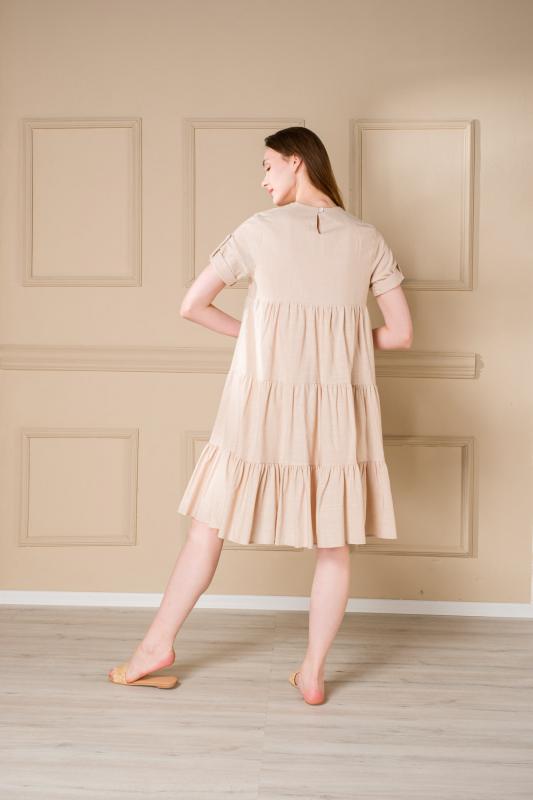 Pastelastore Kadın Yazlık Pamuk Kısa Elbise 1108