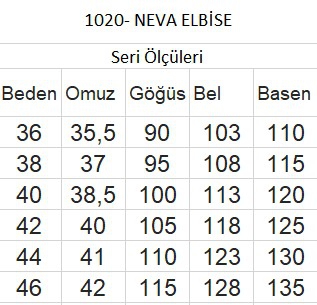 Pastelastore Neva Kadın Elbise Maxi Boy 1020-1