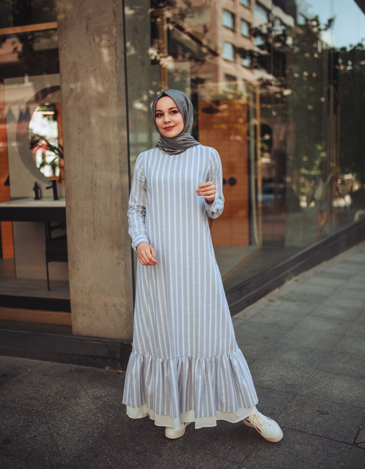 Pastelastore Neva Kadın Elbise Maxi Boy 1020-1