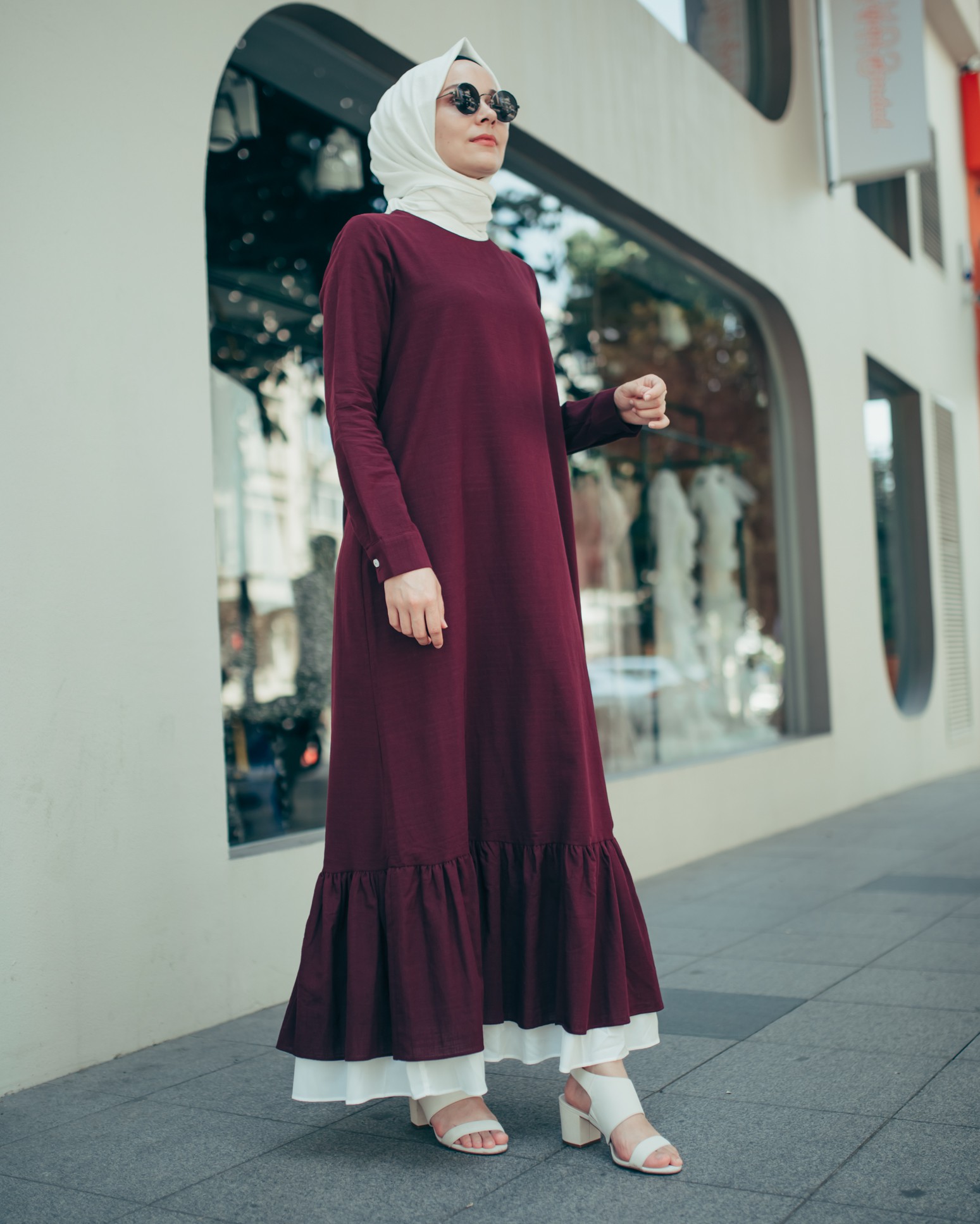 Zeyn Fırfırlı Elbise