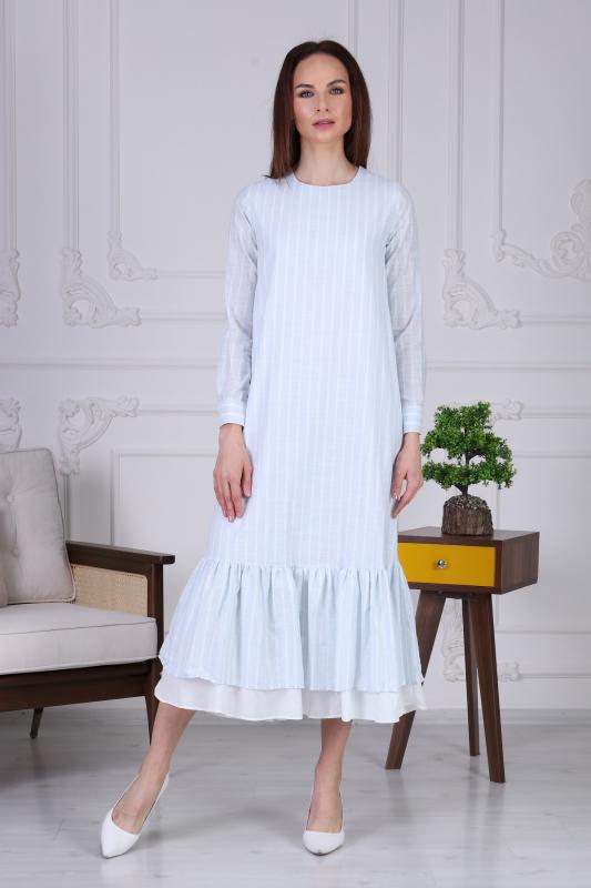 Pastelastore Neva Kadın Elbise Maxi Boy 1020-1