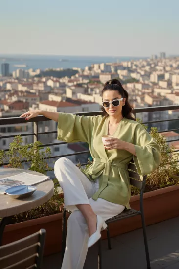 Kadın Kuşaklı Kimono