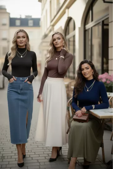 3’lü Parmak Geçmeli Kadın Body Seti