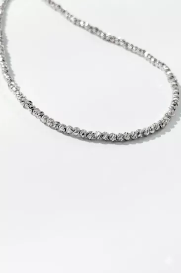 Dorika Kolye Gümüş Kaplama, Minimal  Zarif Tasarım