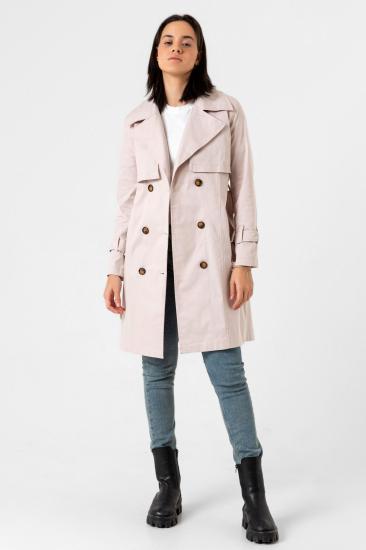 Pastelastore Esnek Pamuk Gabardin Midi (95cm) Astarsız Kadın Trençkot 1118