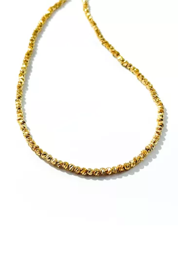 Dorika Kolye – Altın Kaplama, Zarif Modern Tasarım