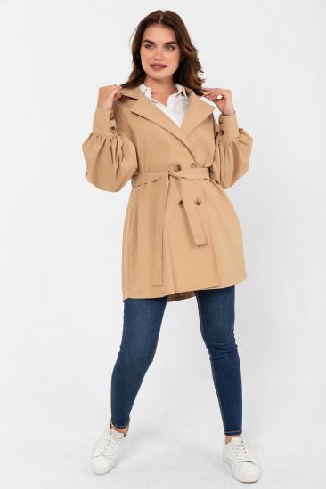 Pastelastore Yazlık Baharlık (85cm) Oversize İnce Balon Kol Düğmeli Cepli Kadın Trençkot 2100