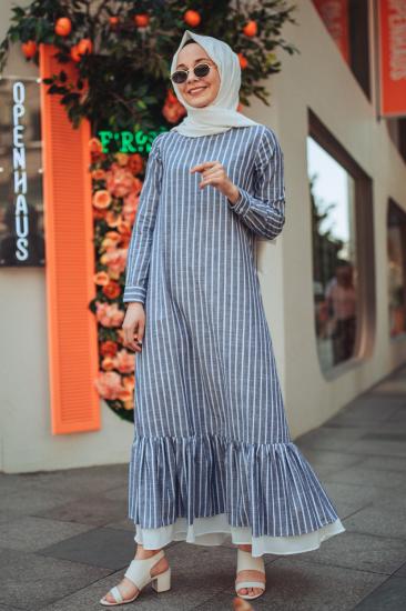 Pastelastore Neva Kadın Elbise Maxi Boy 1020-1