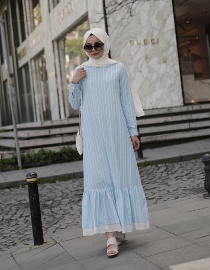 Pastelastore Neva Kadın Elbise Maxi Boy 1020-1