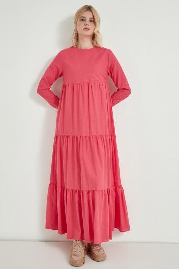 Pastelastore Kadın Pamuk Uzun Elbise 1109
