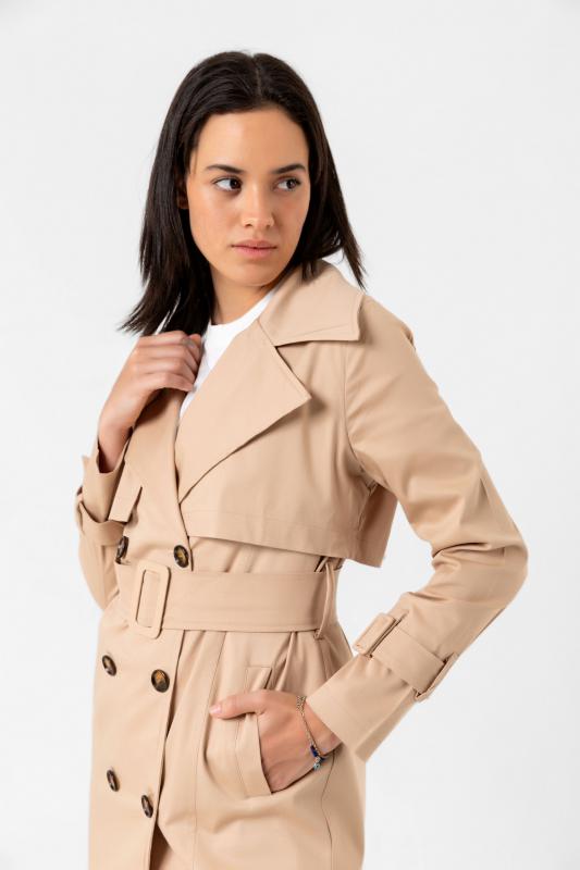 Pastelastore%20Esnek%20Pamuk%20Gabardin%20Midi%20(95cm)%20Astarsız%20Kadın%20Trençkot%201118
