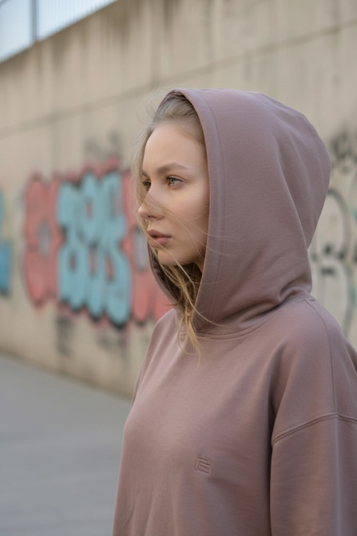 Pastelastore Pamuklu Kapüşonlu 2 İplik Baharlık Oversize Sweatshirt